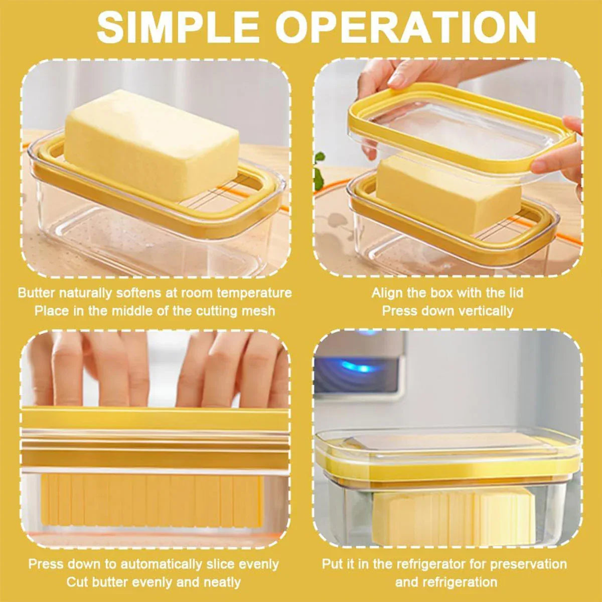 With Lid Butter Cutting Box Slicers Case Cheese Slicers Butter Dish Box - Mekamart Australia