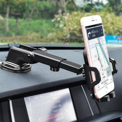 Universal 360� Windshield Mount Car Smart Phone Holder Cradle Long Neck Au