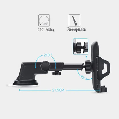 Universal 360� Windshield Mount Car Smart Phone Holder Cradle Long Neck Au
