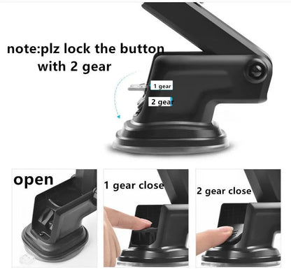 Universal 360� Windshield Mount Car Smart Phone Holder Cradle Long Neck Au