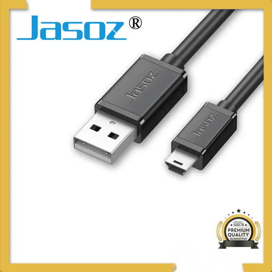 USB 2.0 to Mini USB 5Pin Data Charging Cable 1.5m for Camera HDD Dash Cam