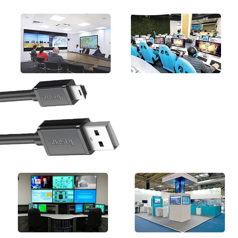 USB 2.0 to Mini USB 5Pin Data Charging Cable 1.5m for Camera HDD Dash Cam