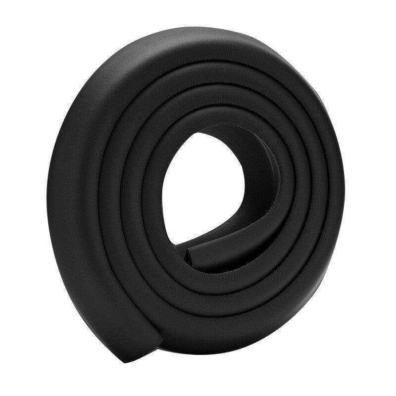 Foam Edge Guard Strip for Desks and Tables with Corner Protector Bumper Tape - Black - Mekamart Australia