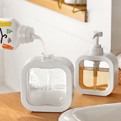 Plastic Pump Bottles For Bathroom Soap Shampoo Cream Lotion Dispenser Bottling - 300ML - Mekamart Australia