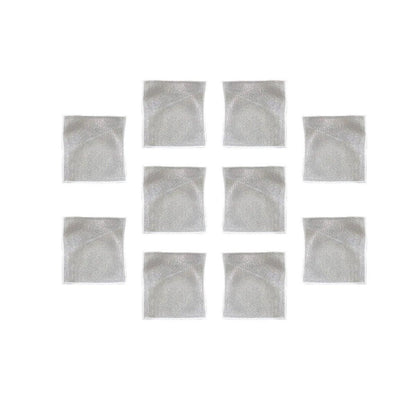 10PCS Double Layer Dishcloth Non-stick Oil Kitchen Cleaning Cloth Metal Fiber