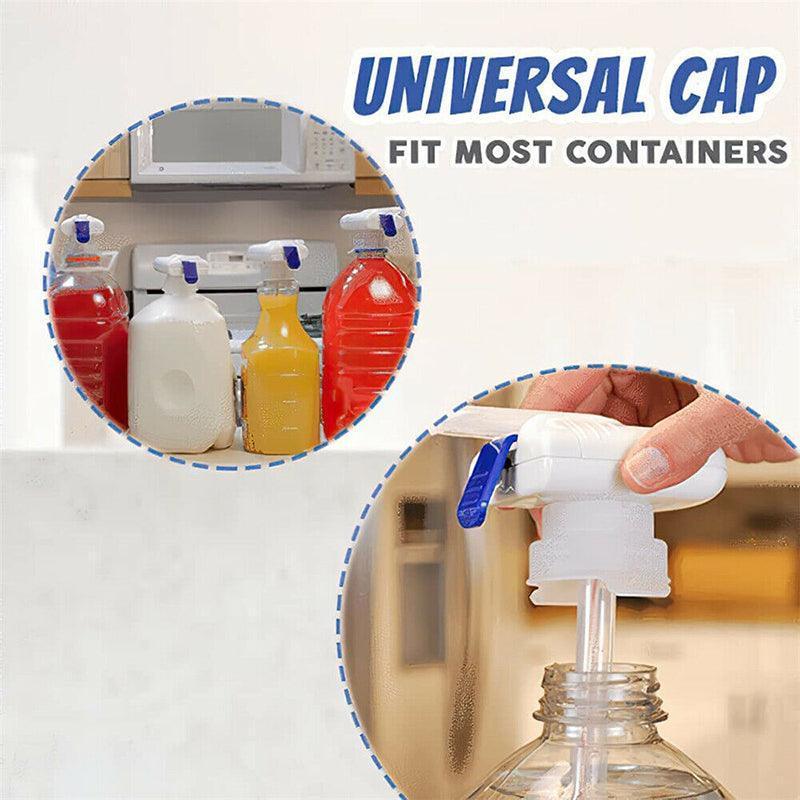 Magic Tap Automatic Electric Water Drink Milk Dispenser Beverage Spill Proof White - 1PC - Mekamart Australia
