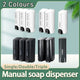 Hotel Wall Mounted Soap Dispenser Bathroom Shampoo Shower Gel Hand Soap Box - White-Double - Mekamart Australia