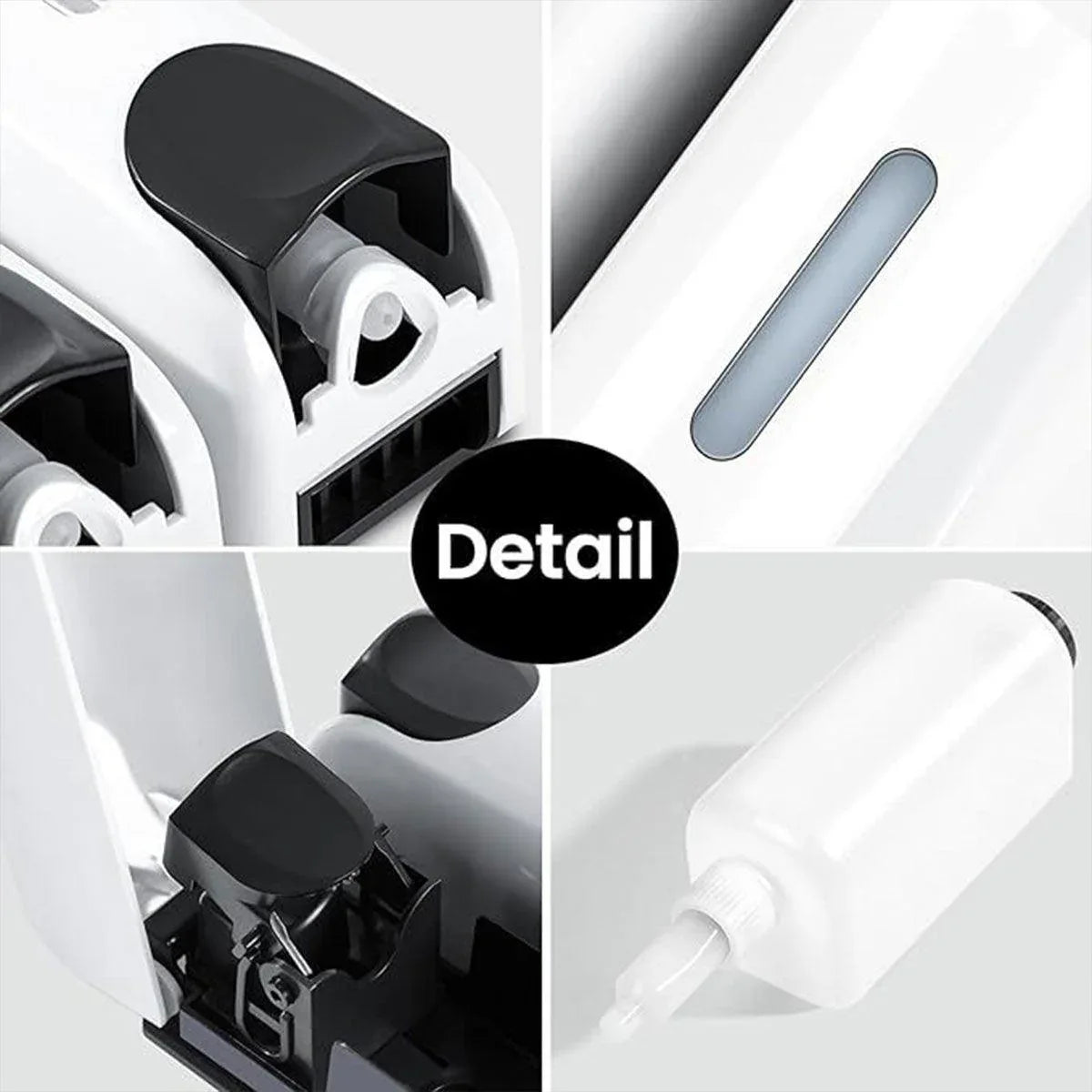 Hotel Wall Mounted Soap Dispenser Bathroom Shampoo Shower Gel Hand Soap Box - White-Double - Mekamart Australia
