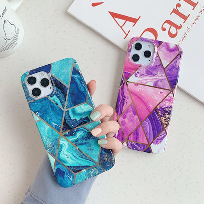 Case For Iphone 13 12 11 Pro Max Xr Xs 8 Marble Phone Shockproof Cover Silicone