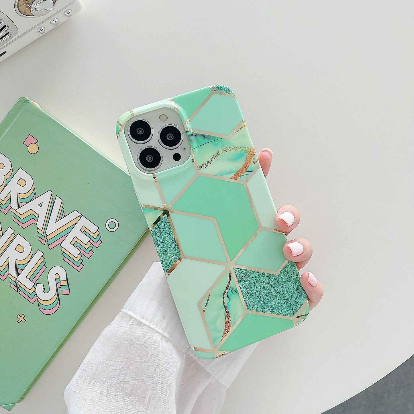 Case For Iphone 13 12 11 Pro Max Xr Xs 8 Marble Phone Shockproof Cover Silicone