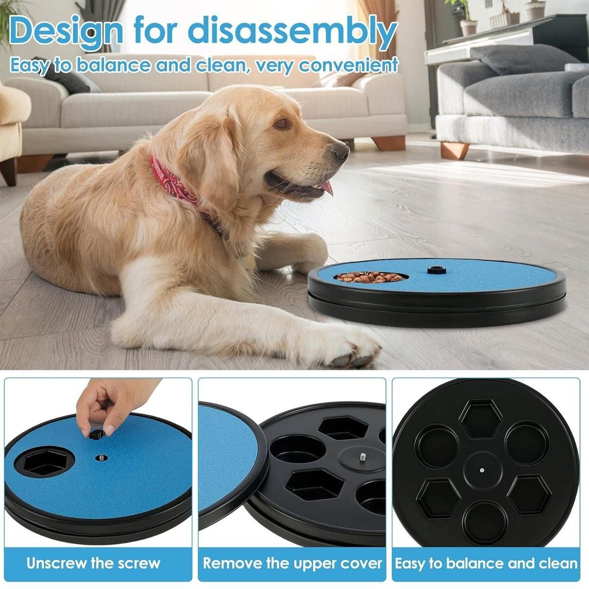 Rotating Pet Slow Feeder Toy Nail Sharpening Scraper for Cats and Dogs Supplies - Toy*1