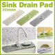 Faucet Draining Pad Narrow Sink Splash Guard Mat for Washbasin Water Catcher - Grey - Mekamart Australia