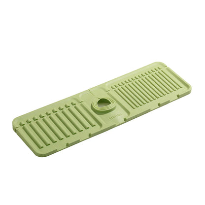 Faucet Draining Pad Narrow Sink Splash Guard Mat for Washbasin Water Catcher - Grey - Mekamart Australia