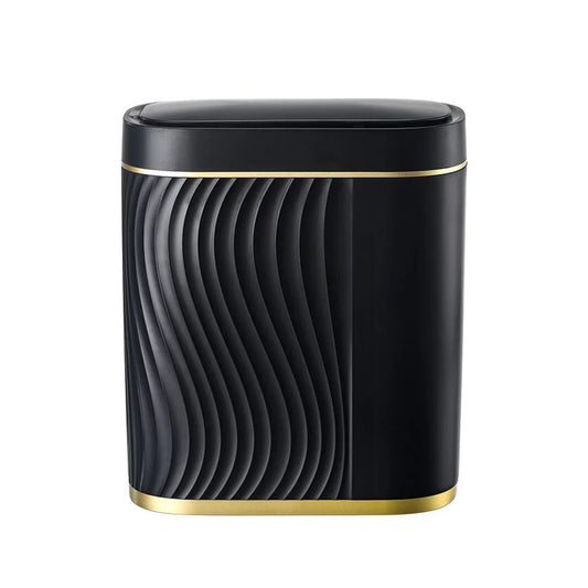 Sensor Trash Can 8L Narrow Black Smart Bin Touchless Bathroom Toilet Waste Bin - Mekamart Australia