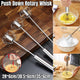 Stainless Steel Semi-Automatic Egg Beater Hand Pressed Kitchen Baking Tool - 12 Inch - Mekamart Australia