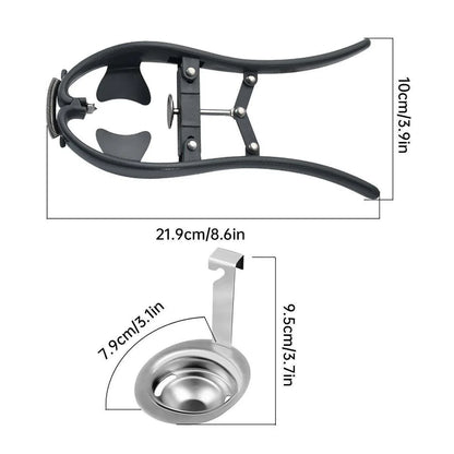 Quick Egg Opener Whisk Baking Kitchen Gadget Tool for Easy Cooking and Meal Prep - Mekamart Australia