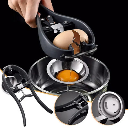 Quick Egg Opener Whisk Baking Kitchen Gadget Tool for Easy Cooking and Meal Prep - Mekamart Australia