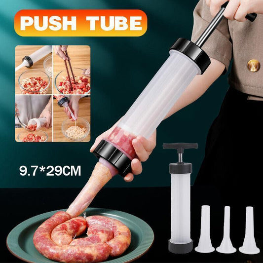 Sausage Machine Meat Filler Stuffer Salami Maker Funnel Hand Operated - Mekamart Australia