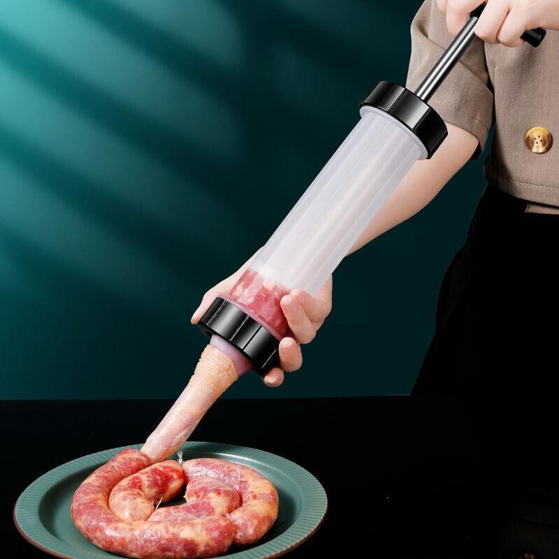 Sausage Machine Meat Filler Stuffer Salami Maker Funnel Hand Operated - Mekamart Australia