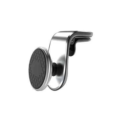Universal Car Phone Holder Mini 360 Degree Rotating Air Vent Mount Clip Stand - Silver