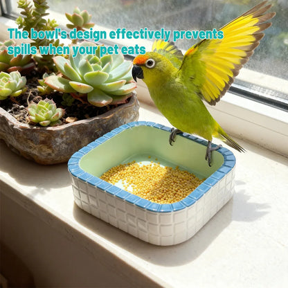 Small Pet Water Food Bowl Non Slip Durable for Birds Small Animals