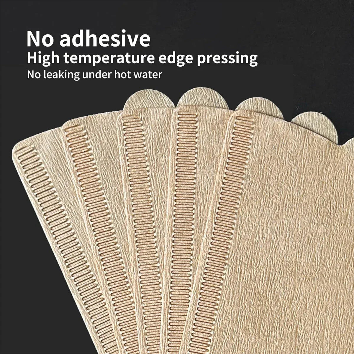 100PCS Coffee Filter Paper Drip Cone Funnel Handmade Filters for Coffee Machine - V02-100PCS - Mekamart Australia