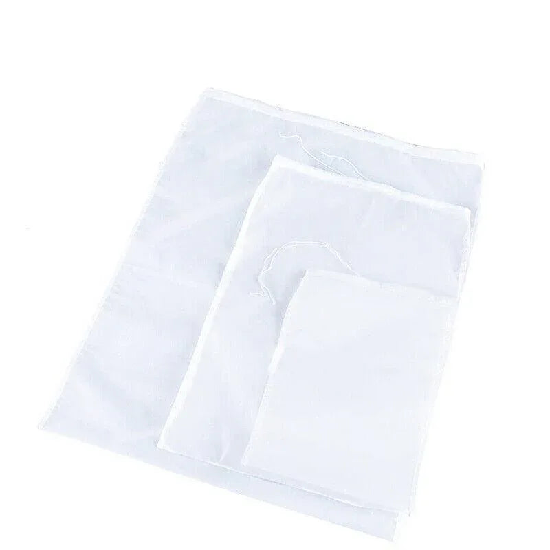 Micron Reusable Nylon Fine Mesh Food Strainer Filter Bag For Nut Milk Coffee - 30*45CM - Mekamart Australia
