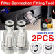 2PCS High Pressure Washer Inlet Filter Connector Fittings Transparent Adapter - Mekamart Australia