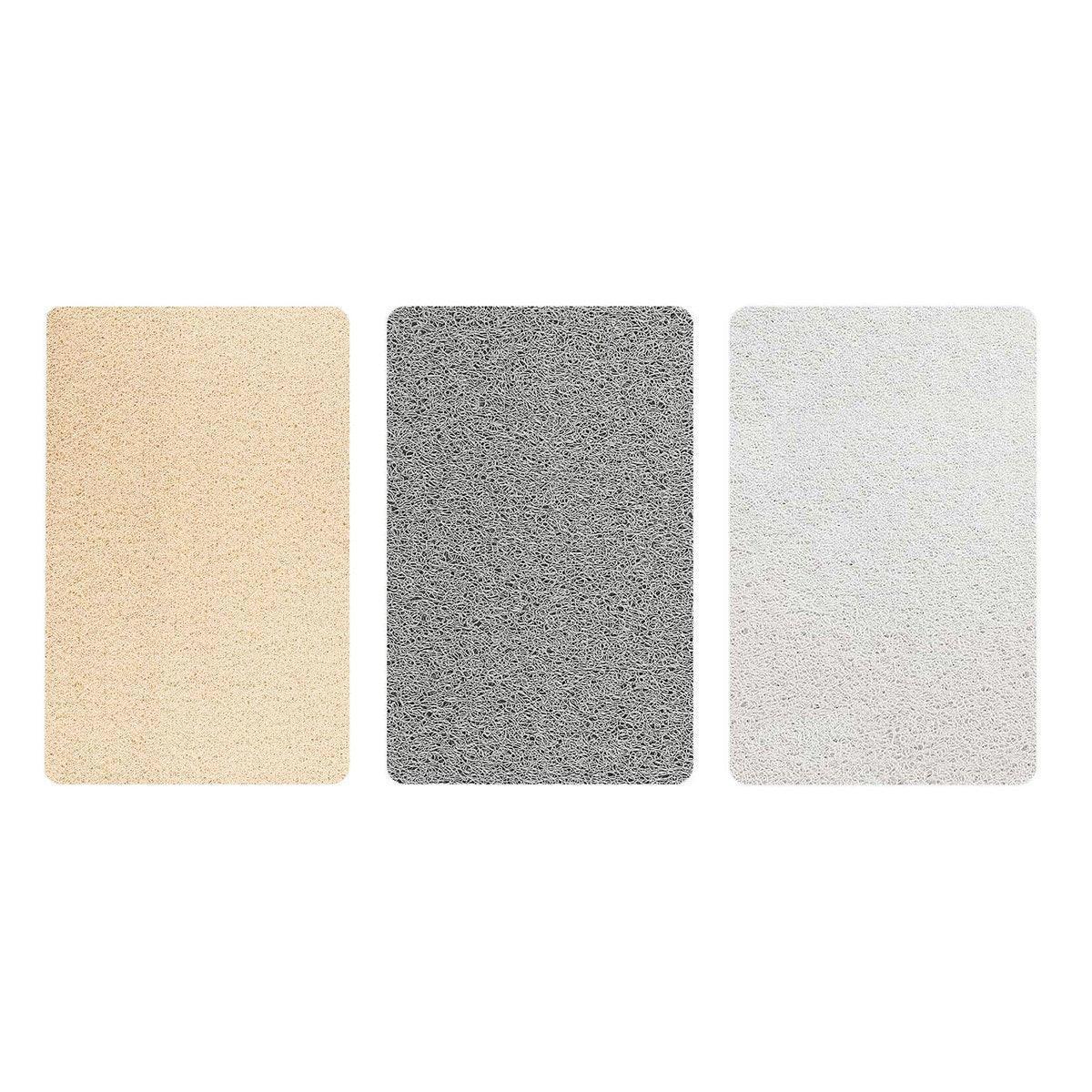Waterproof Non-Slip Bathroom Shower Mat Anti-Slip Rug Toilet Floor Mat Washable - Cream-40*60cm - Mekamart Australia