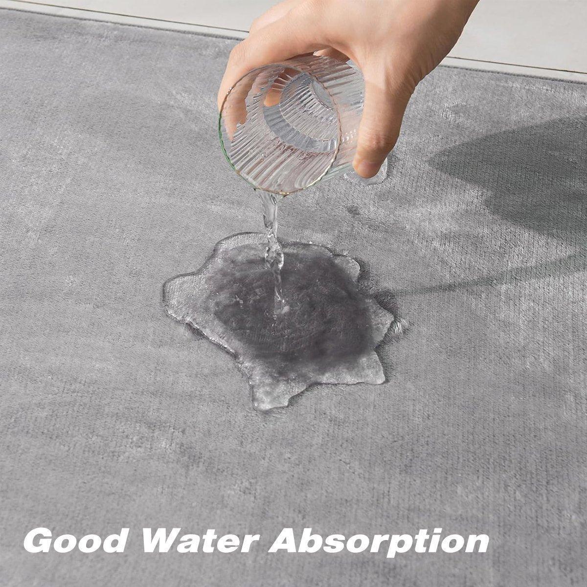 Water Absorbent Floor Mats for Home Doors Bedrooms Bathrooms Non Slip Mats - Mekamart Australia