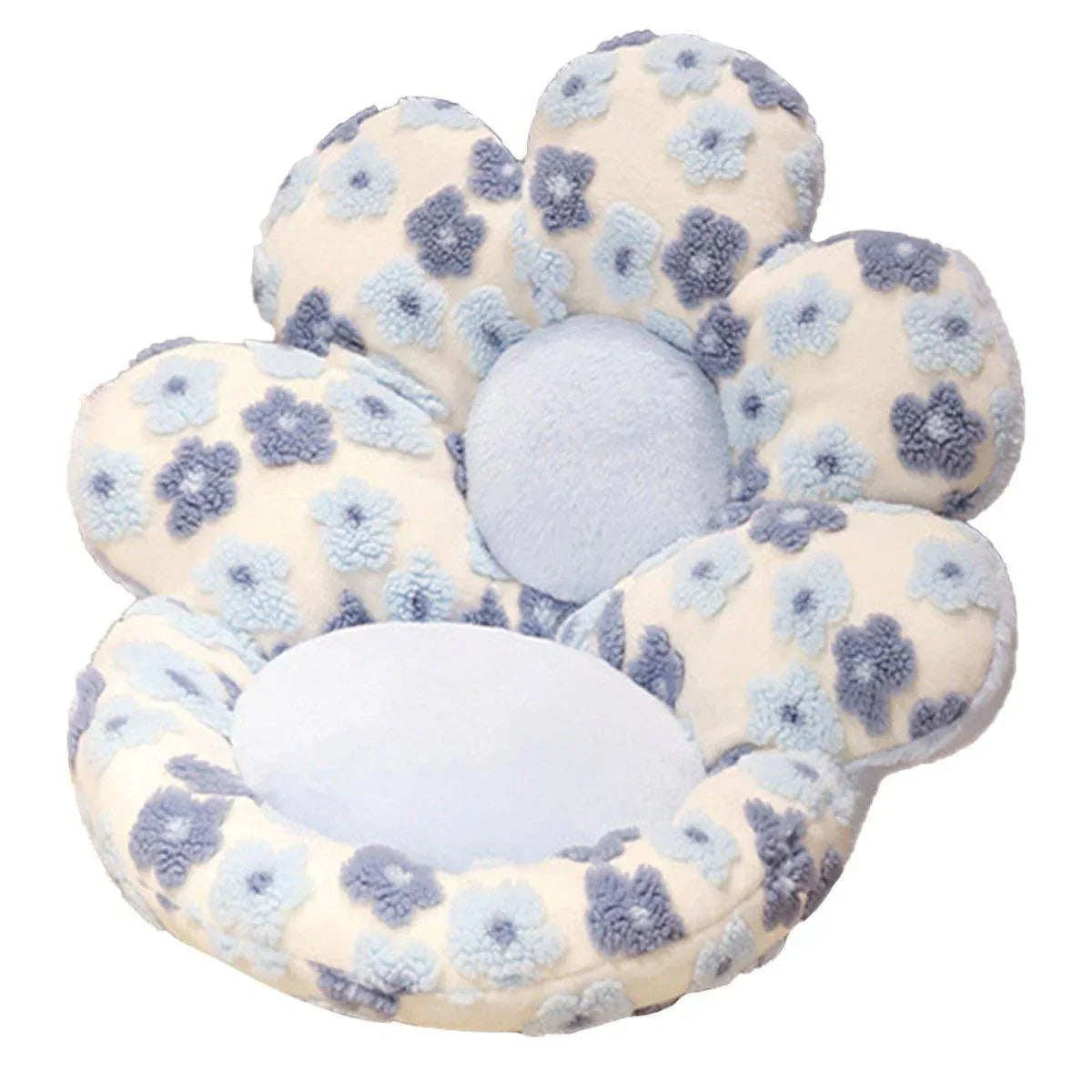 Cute Soft Seat Cushion Flower Shaped Lazy Sofa Pad for Office Chairs and Home Use - Green - Mekamart Australia