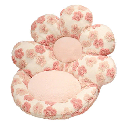 Cute Soft Seat Cushion Flower Shaped Lazy Sofa Pad for Office Chairs and Home Use - Red - Mekamart Australia