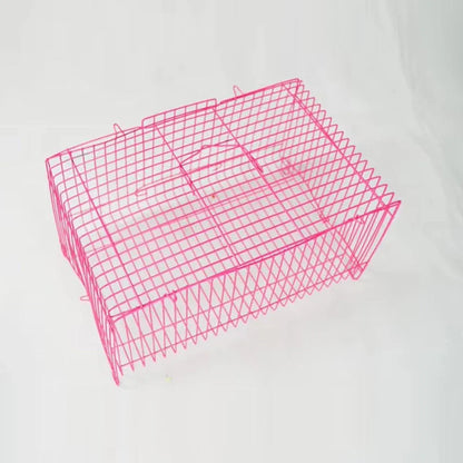 Small Bird Transport Collapsible Cage Travel Pet Carrier Portable Folding Cage - L