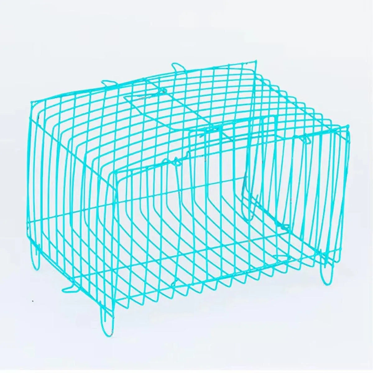 Small Bird Transport Collapsible Cage Travel Pet Carrier Portable Folding Cage - L