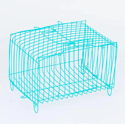 Small Bird Transport Collapsible Cage Travel Pet Carrier Portable Folding Cage - L