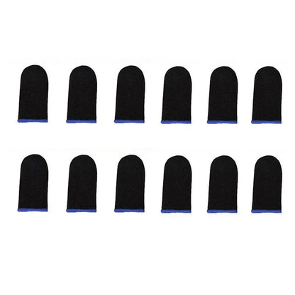 12Pcs Gaming Finger Sleeve Mobile Screen Game Controller Sweatproof Gloves Au