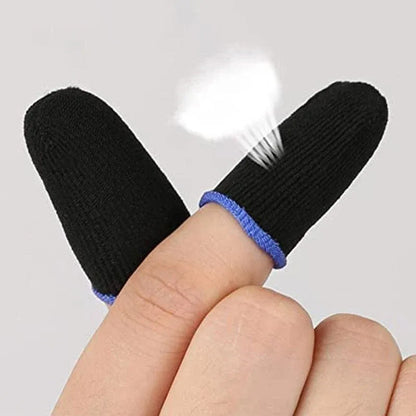 12Pcs Gaming Finger Sleeve Mobile Screen Game Controller Sweatproof Gloves Au