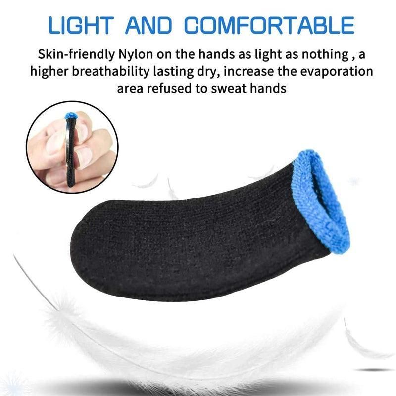 12Pcs Gaming Finger Sleeve Mobile Screen Game Controller Sweatproof Gloves Au