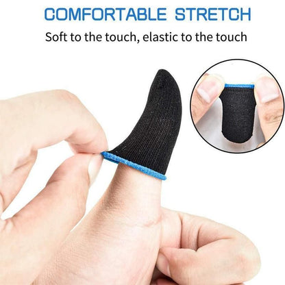 12Pcs Gaming Finger Sleeve Mobile Screen Game Controller Sweatproof Gloves Au