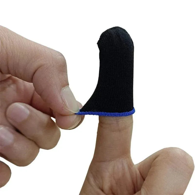 12Pcs Gaming Finger Sleeve Mobile Screen Game Controller Sweatproof Gloves Au