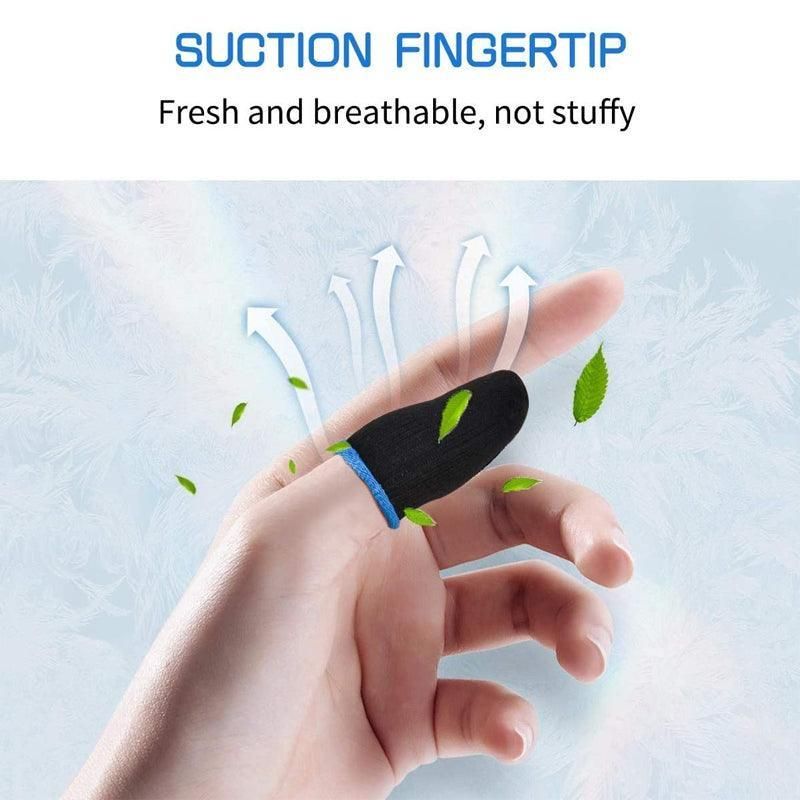12Pcs Gaming Finger Sleeve Mobile Screen Game Controller Sweatproof Gloves Au