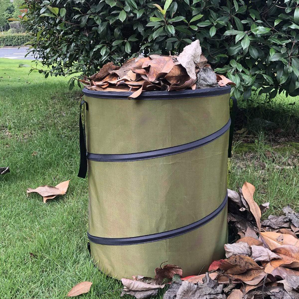 Collapsible Leaf Bin Outdoor Waste Bin for Garden Yard Cleanup and Storage - S - Mekamart Australia