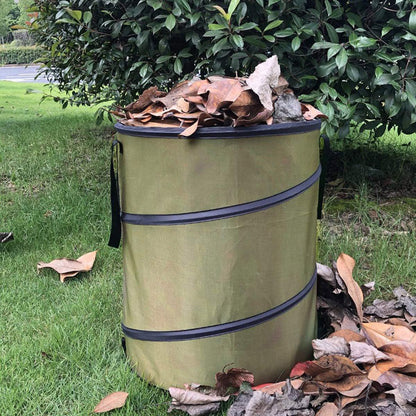 Collapsible Leaf Bin Outdoor Waste Bin for Garden Yard Cleanup and Storage - S - Mekamart Australia