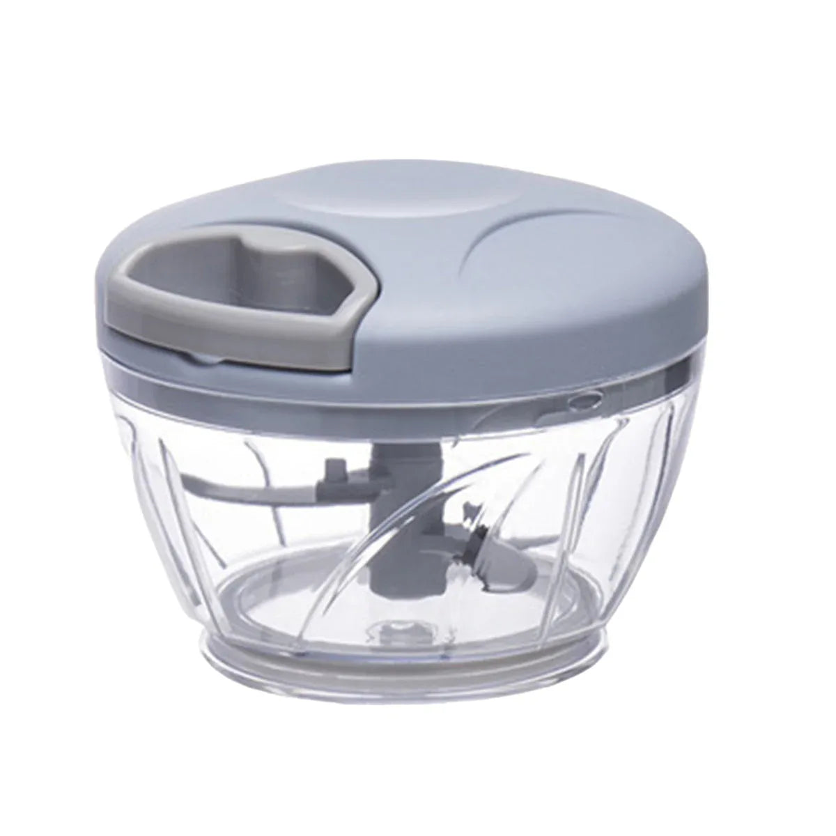 500ml Manual Meat Mincer Garlic Chopper Rotate Garlic Press Crusher Vegetable - Pink - Mekamart Australia