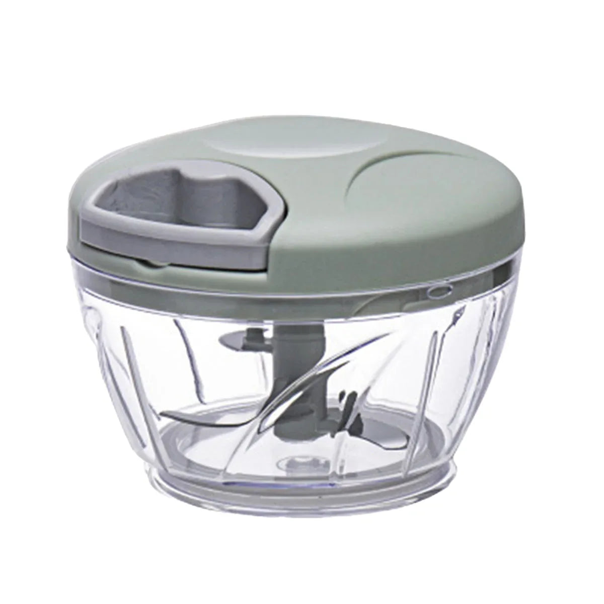 500ml Manual Meat Mincer Garlic Chopper Rotate Garlic Press Crusher Vegetable - Pink - Mekamart Australia