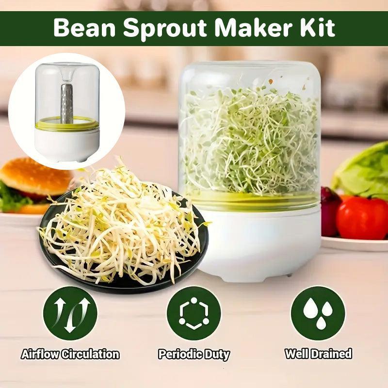 Bean Sprout Growing Machine Automatic Sprouting Pot Plant Germination Tool - Mekamart Australia