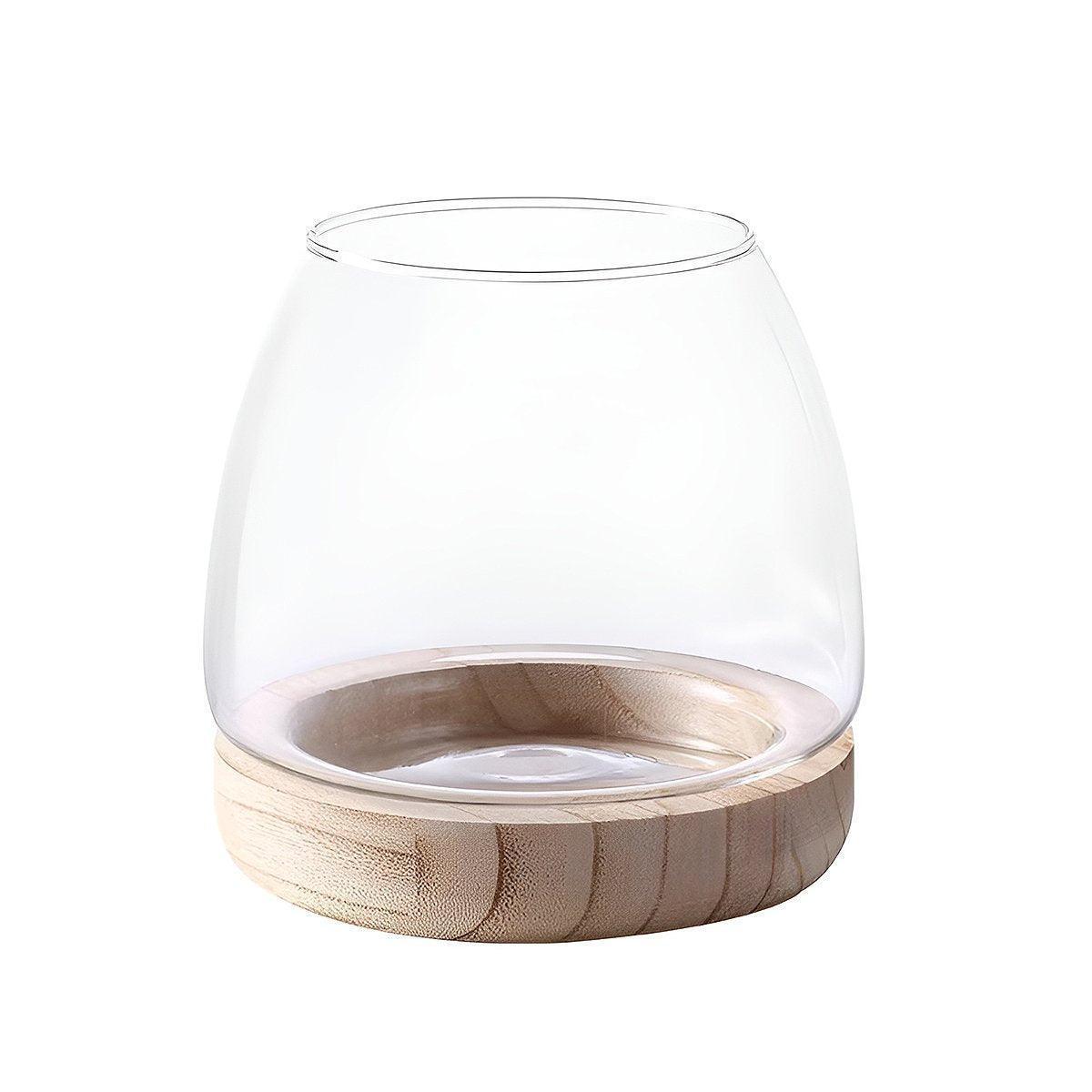 Japanese Style Small Glass Vases Fish Tank for Elegant Home Decor - S - Mekamart Australia