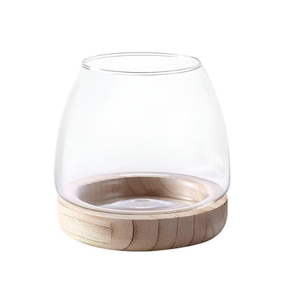 Japanese Style Small Glass Vases Fish Tank for Elegant Home Decor - S - Mekamart Australia