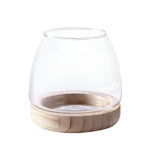 Japanese Style Small Glass Vases Fish Tank for Elegant Home Decor - S - Mekamart Australia