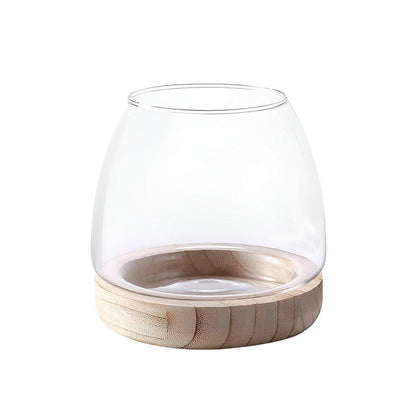 Japanese Style Small Glass Vases Fish Tank for Elegant Home Decor - S - Mekamart Australia